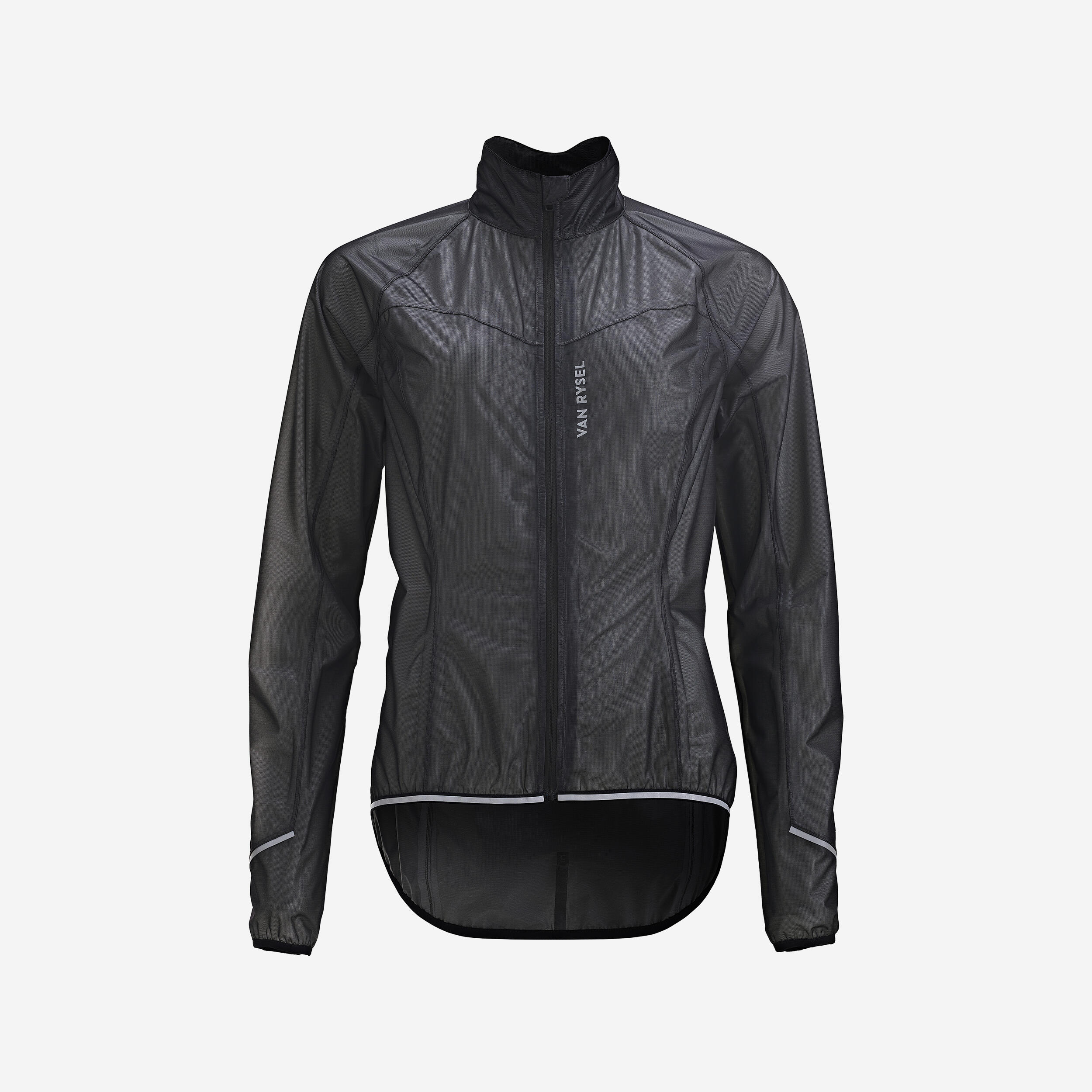RR 900 Cycling Ultralight Rain Jacket - Women - Black - Van rysel ...