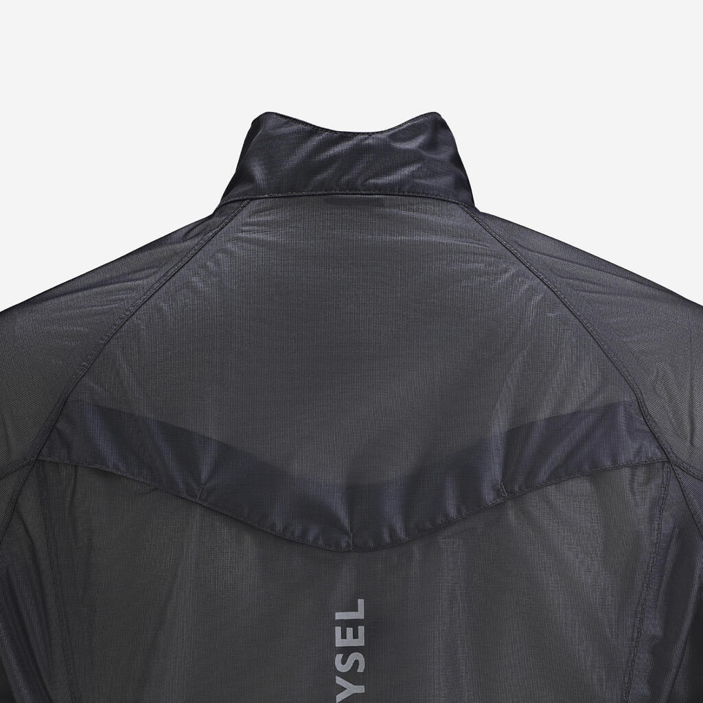 Dámska cyklistická bunda do dažďa 900 Ultralight čierna