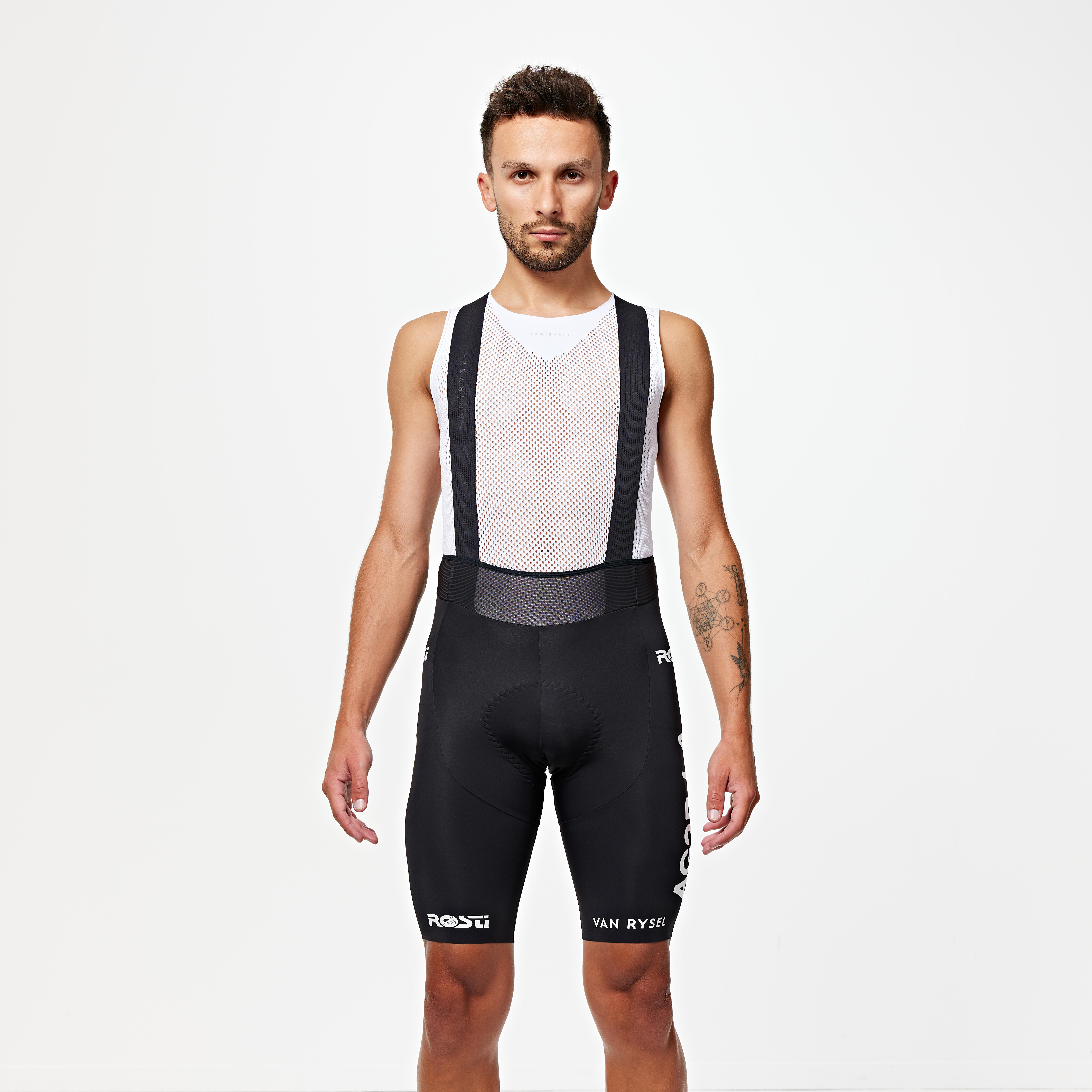 Decathlon AG2R La Mondiale Team Men's Summer Road Cycling Bib Replica Shorts 