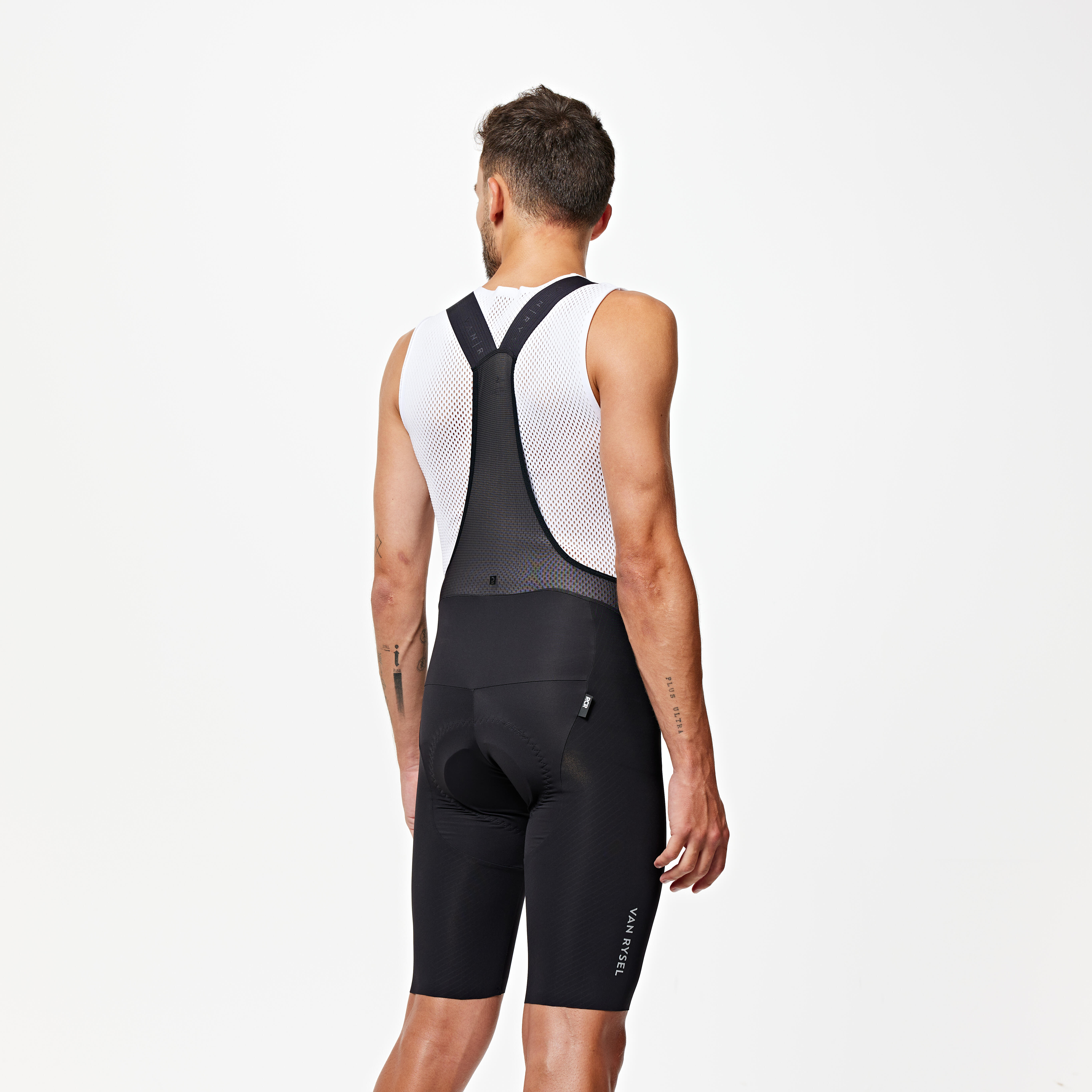Men s Road Cycling Summer Shorts Racer 3 Black VAN RYSEL Decathlon
