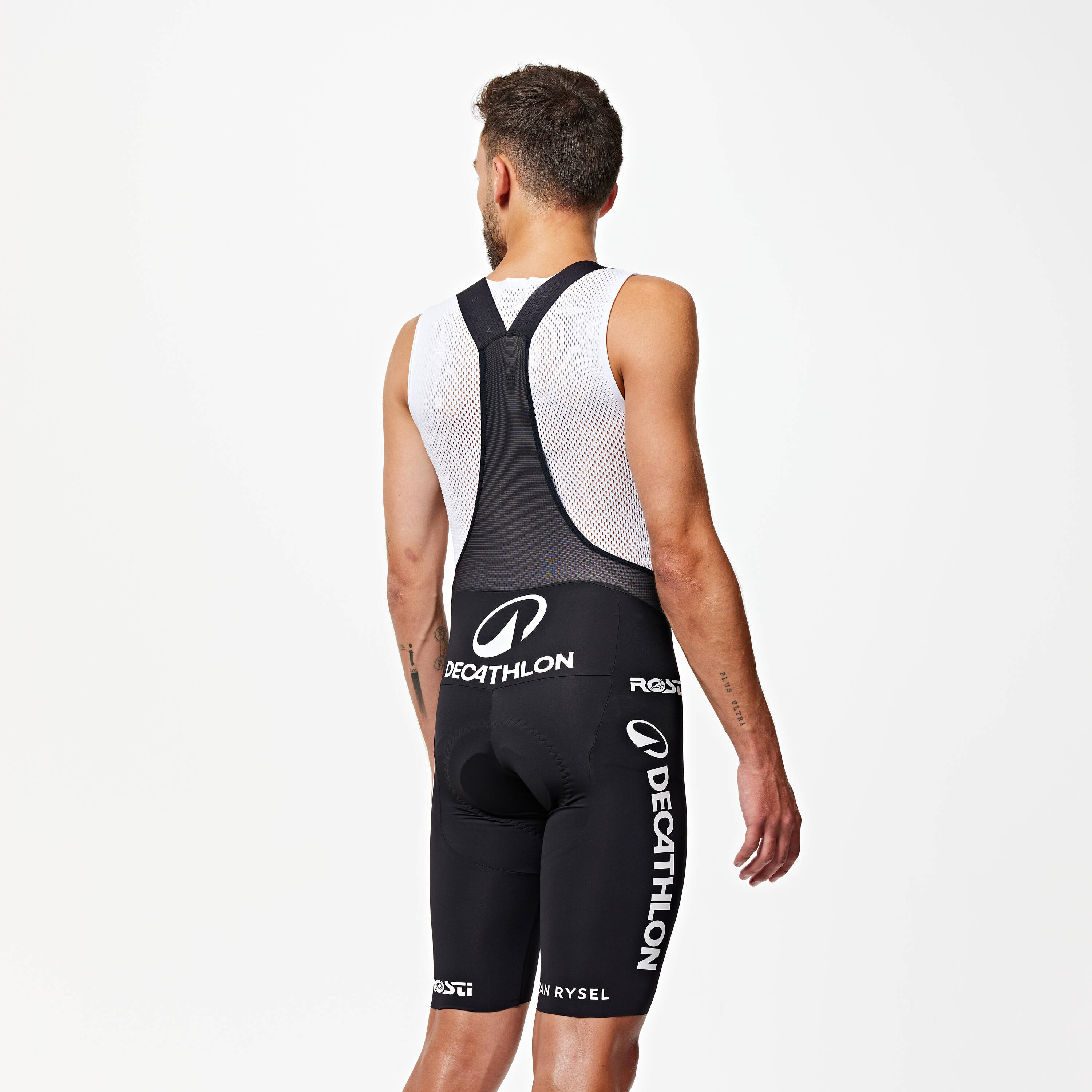 Decathlon AG2R La Mondiale Team Men's Summer Road Cycling Bib Replica Shorts  -  3