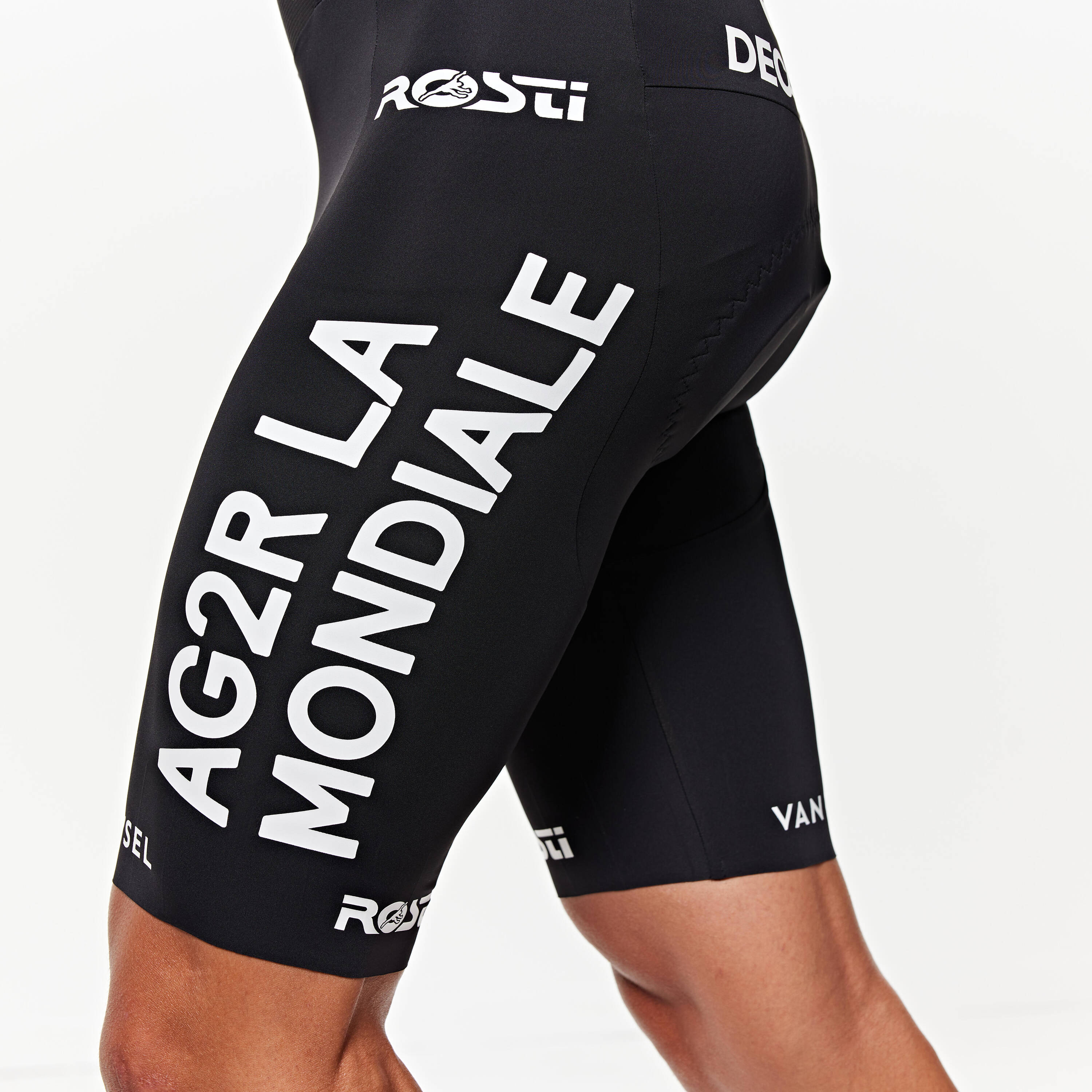 Decathlon AG2R La Mondiale Team Men's Summer Road Cycling Bib Replica Shorts  -  5