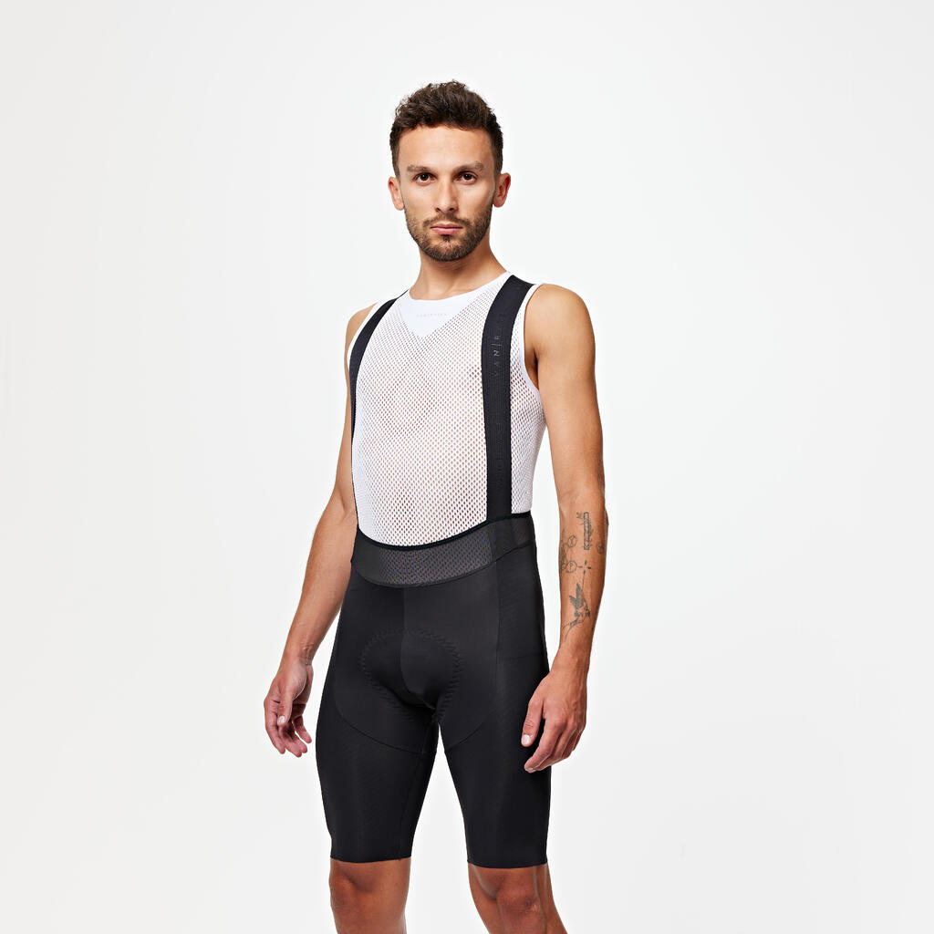 Herren Sommer kurz mit Trägern Rennrad Radhose - Racer 3 grün 