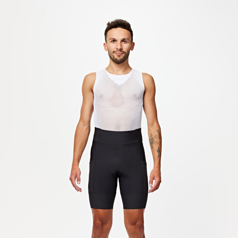 Culotte Ciclismo Carretera Endurance Hombre Negro