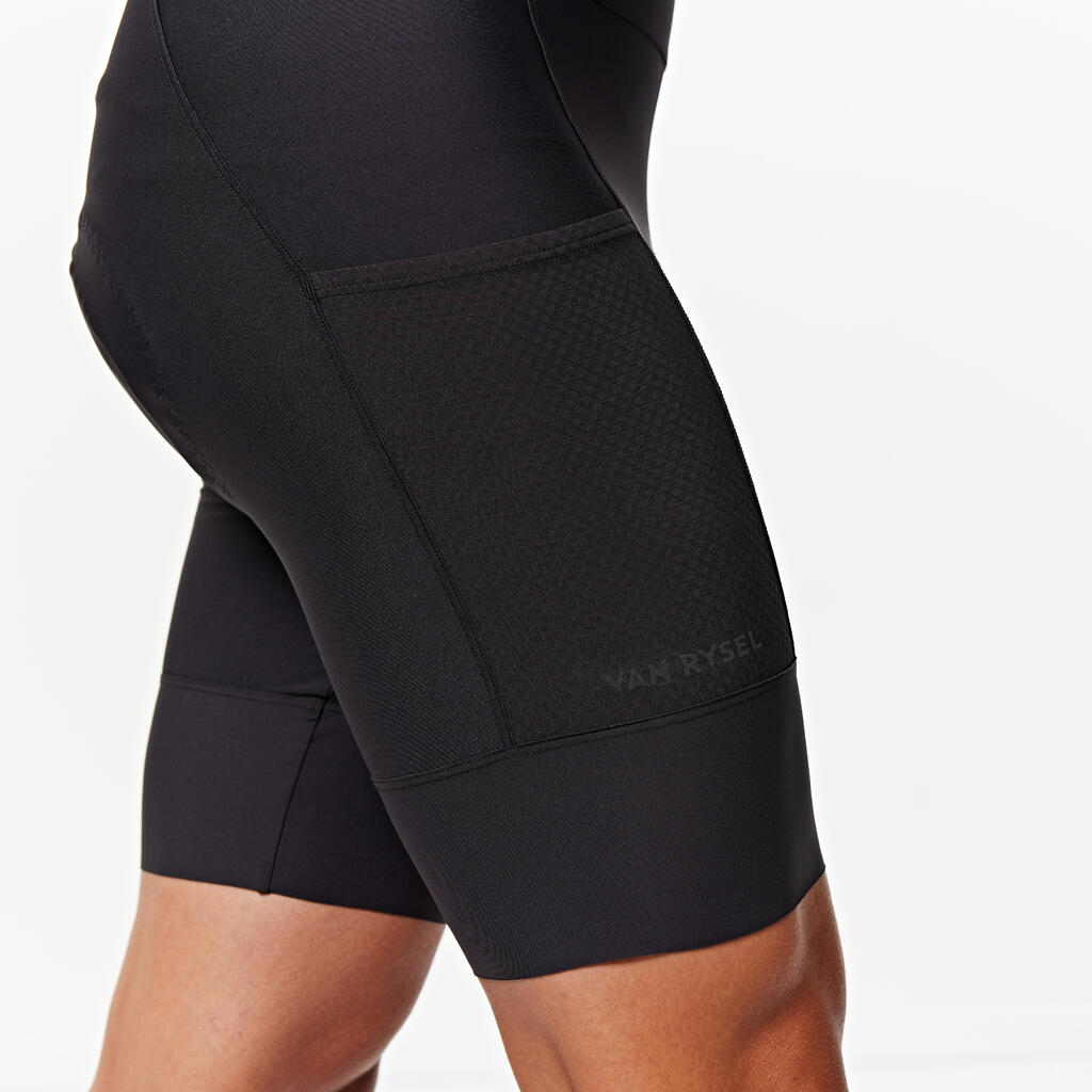 Cuissard de vélo de route homme Endurance Noir