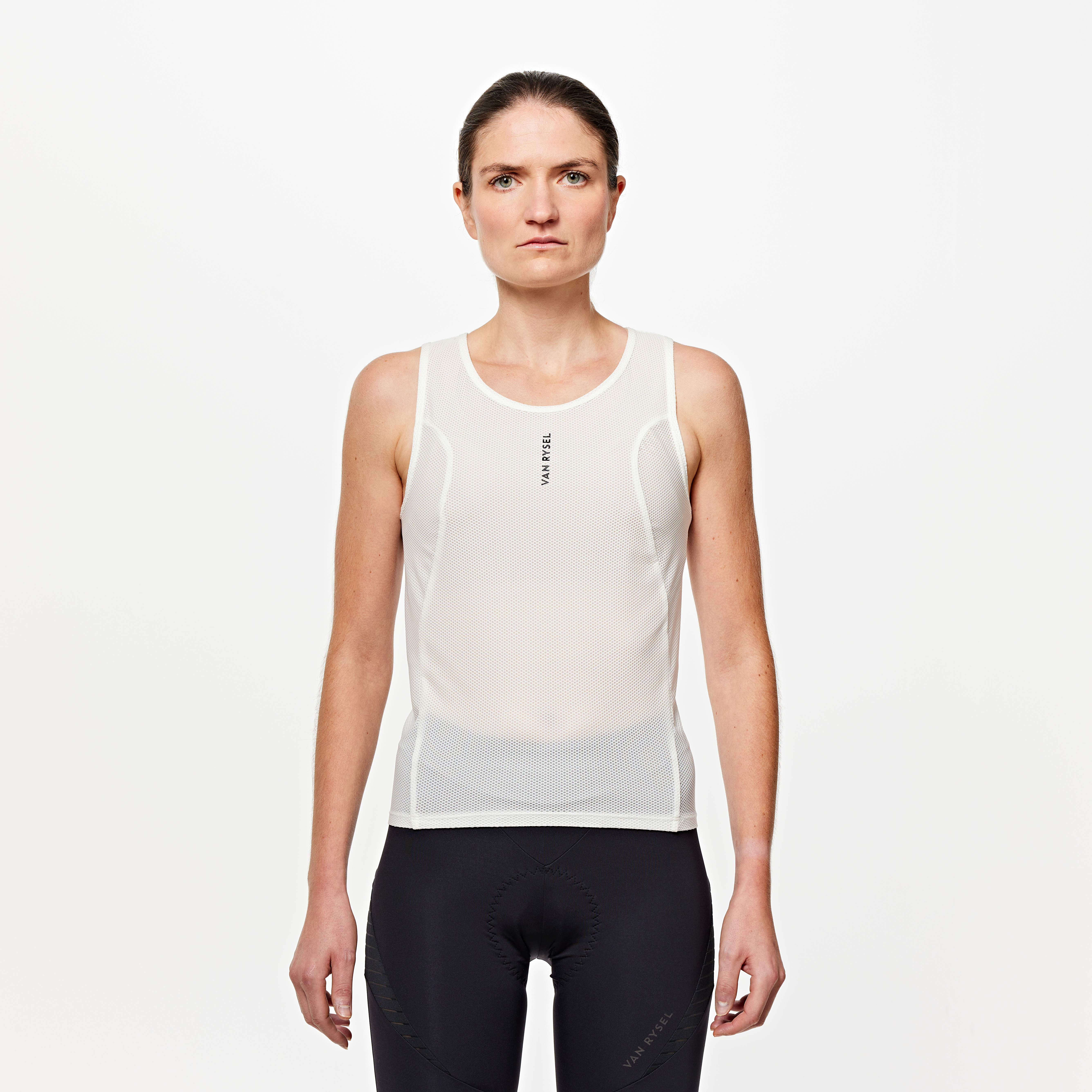 Sous-maillot de vélo de route mesh femme, edr blanc - Team Athlète JO 24 - VAN RYSEL- Clubs - Entreprises - Collectivités - Associations