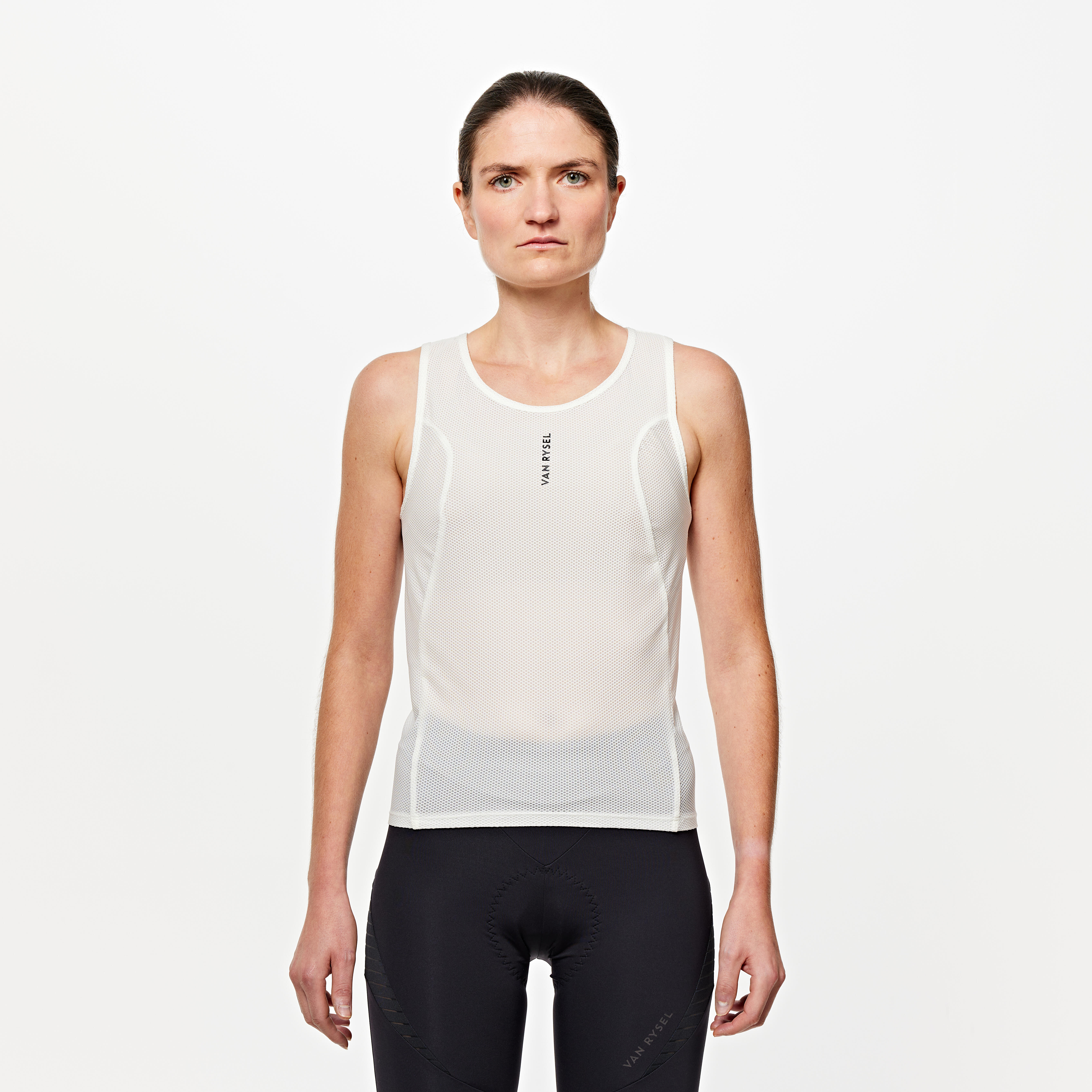 Decathlon UK VAN RYSEL Women's Road Cycling Mesh Base Layer - Edr - White | FREE Click & Collect at Stores and Asda. 365 Days return available.