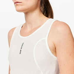 Women's Cycling Mesh Warm Weather Base Layer - White