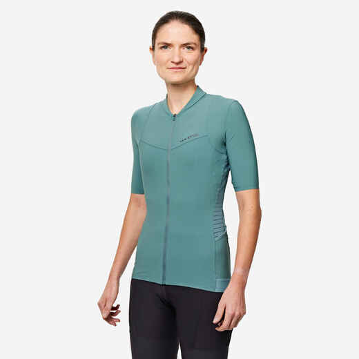 
      Women's Road Cycling Short-Sleeved Jersey Endurance - Cedar
  