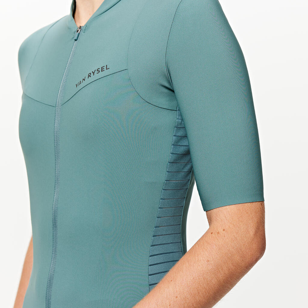 Jersey de ciclismo de carretera de manga corta cedro para mujer Endurance