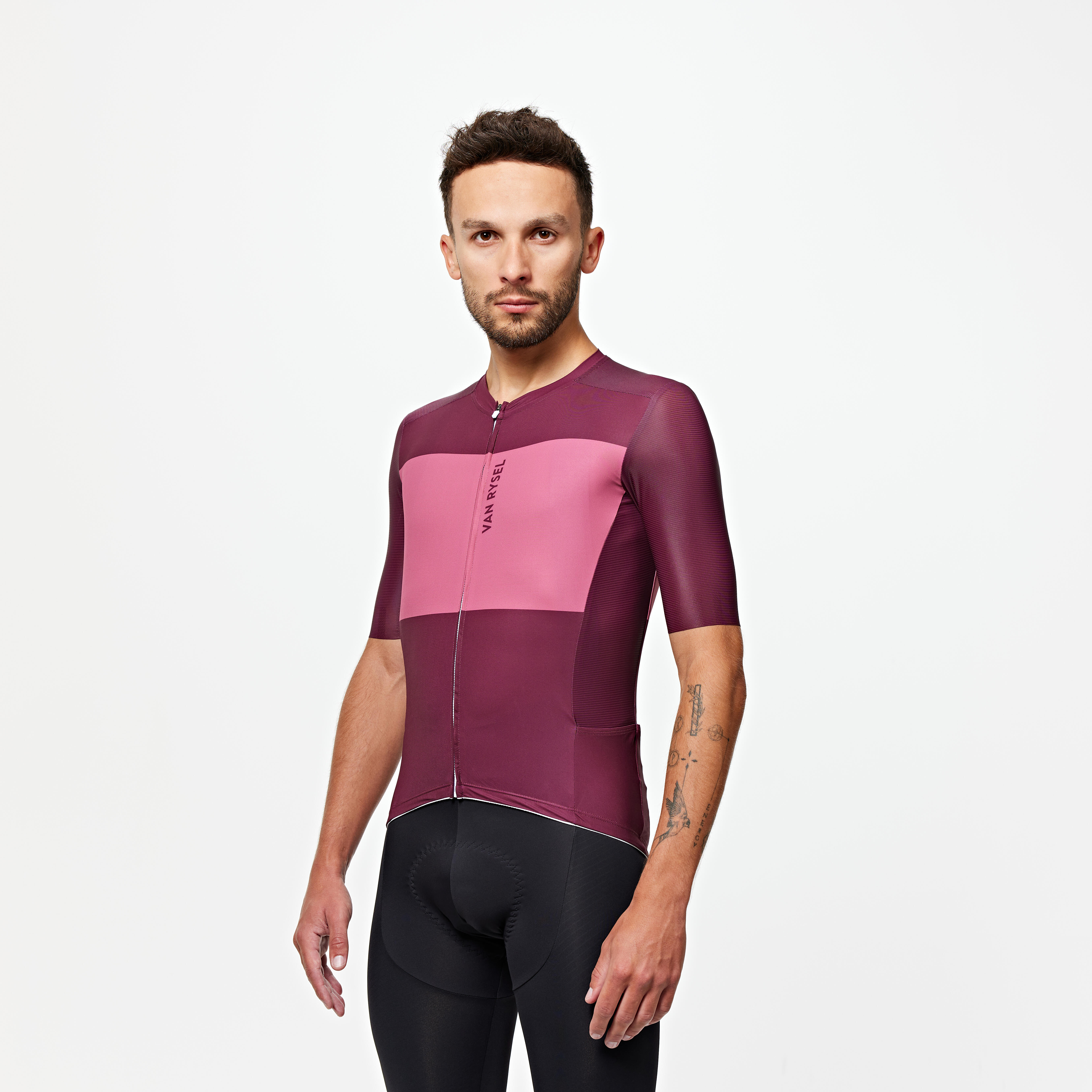 Maglia estiva unisex a maniche corte per ciclismo su strada - RACER 2