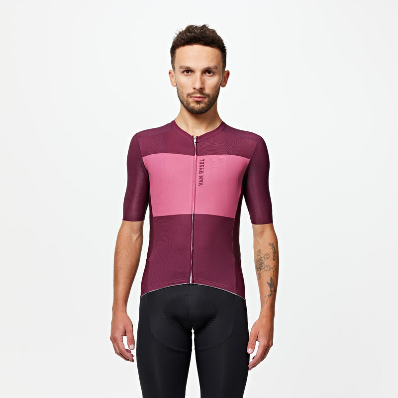 Maillot Ciclismo Carretera Racer 2 Unisex Manga Corta Verano