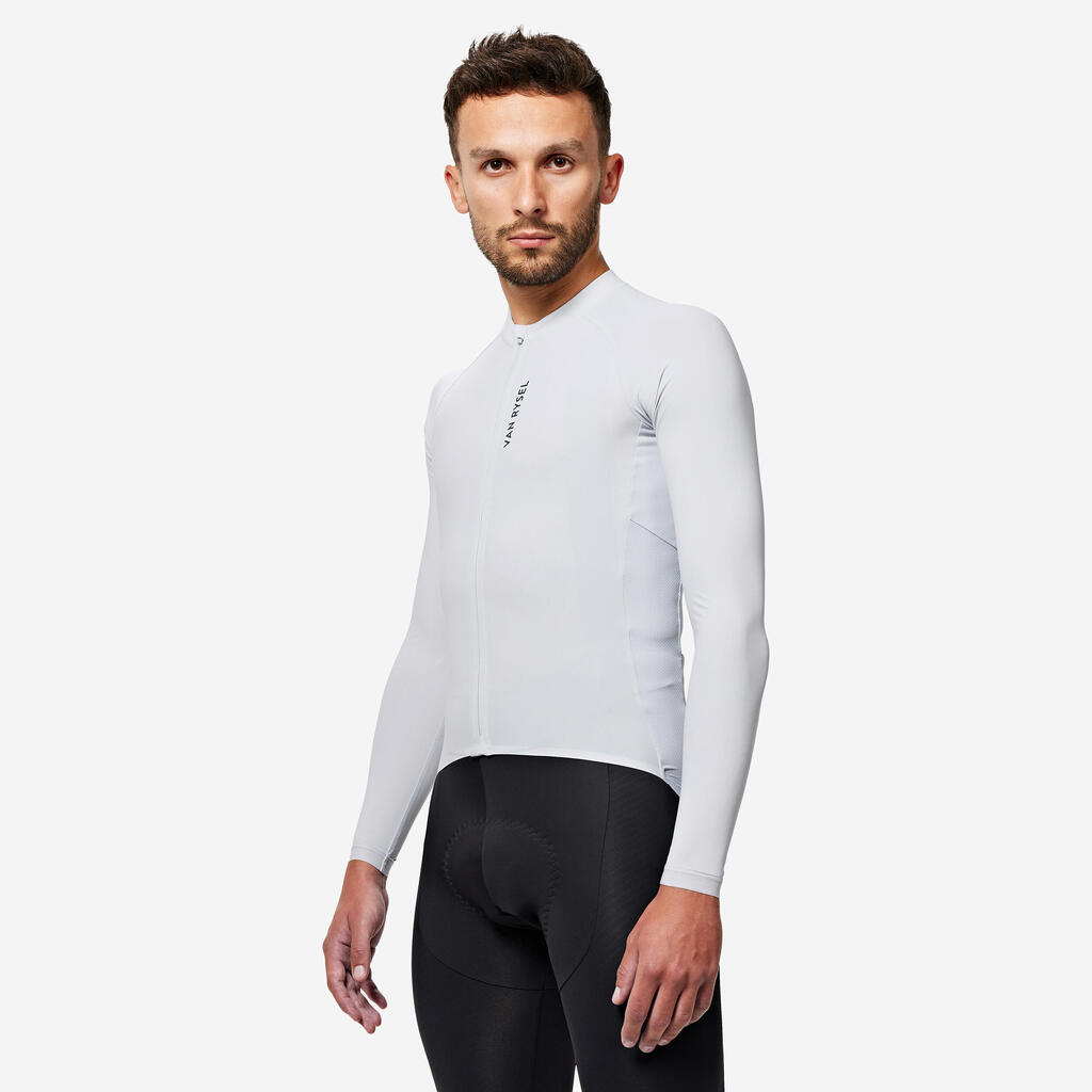 Herren langarm UV Schutz Sommer Rennrad Radtrikot - Racer Ultralight grün 