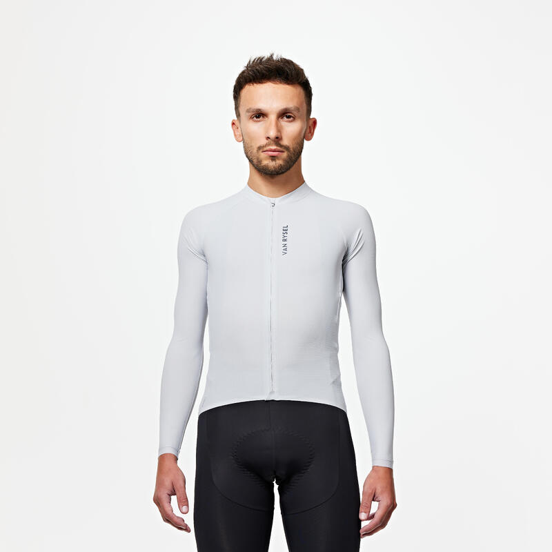 Long-Sleeved Ultra-Light Racer Jersey - Grey