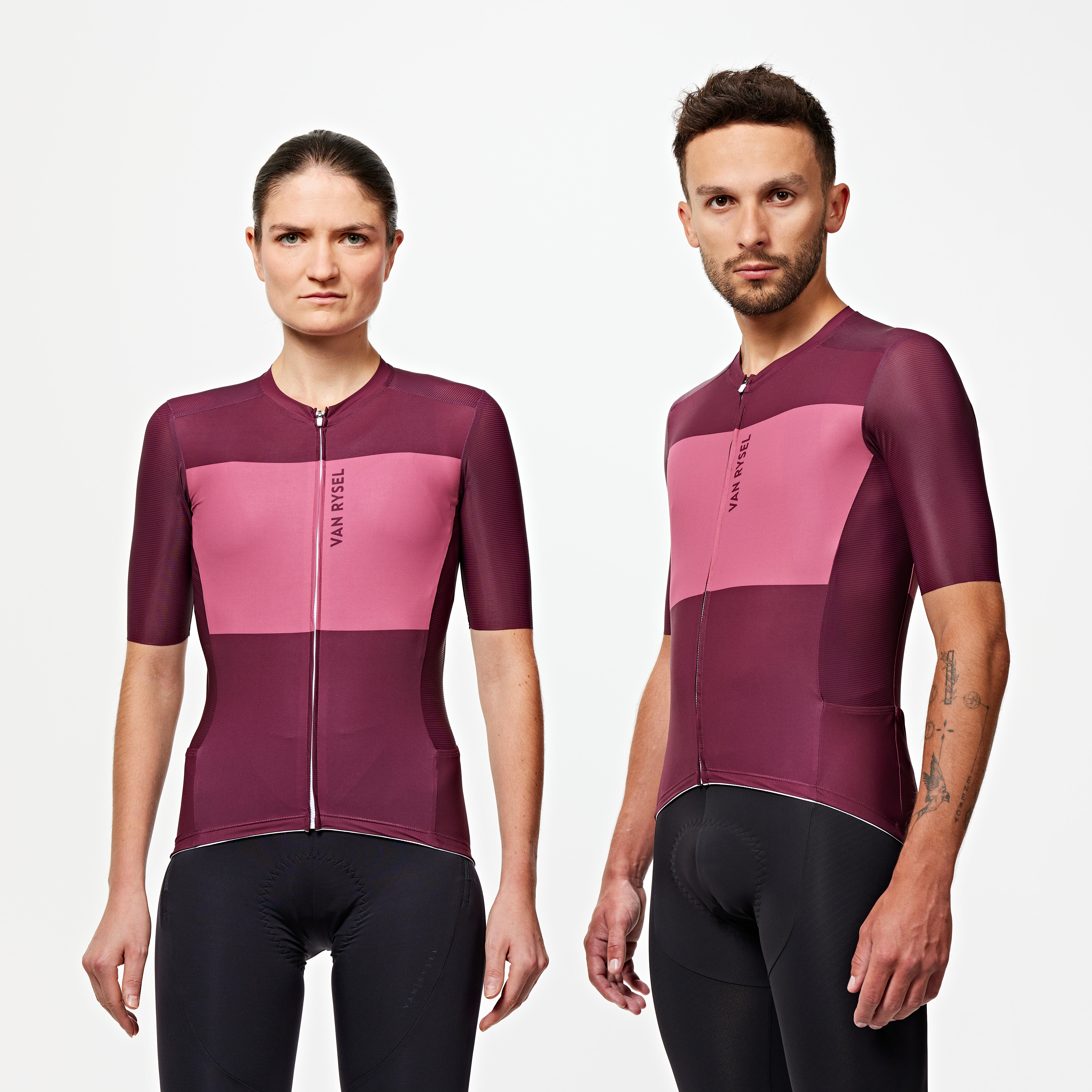 Maglia estiva unisex a maniche corte per ciclismo su strada - RACER 2