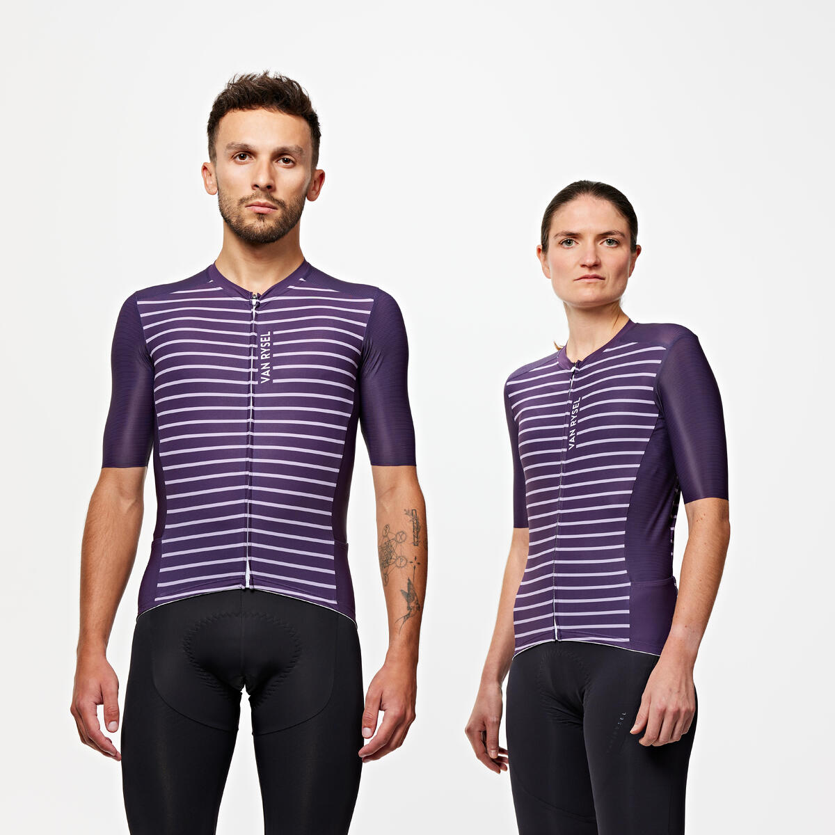 Maillot de vélo route manches courtes été unisexe - RACER 2