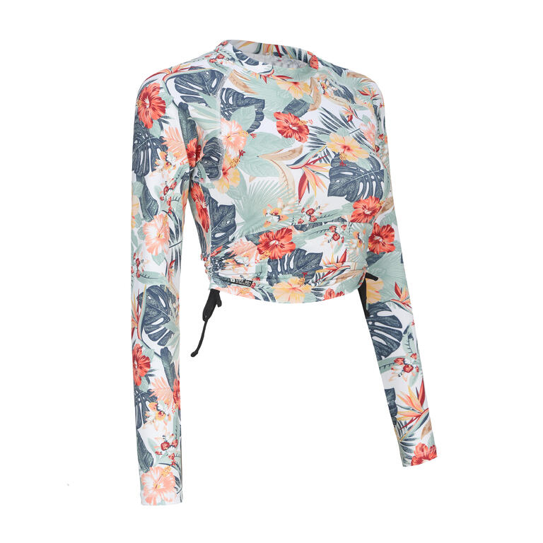 Baju Renang Pantai Wanita Anti UV Top Lengan Panjang 100 Sunny Glory