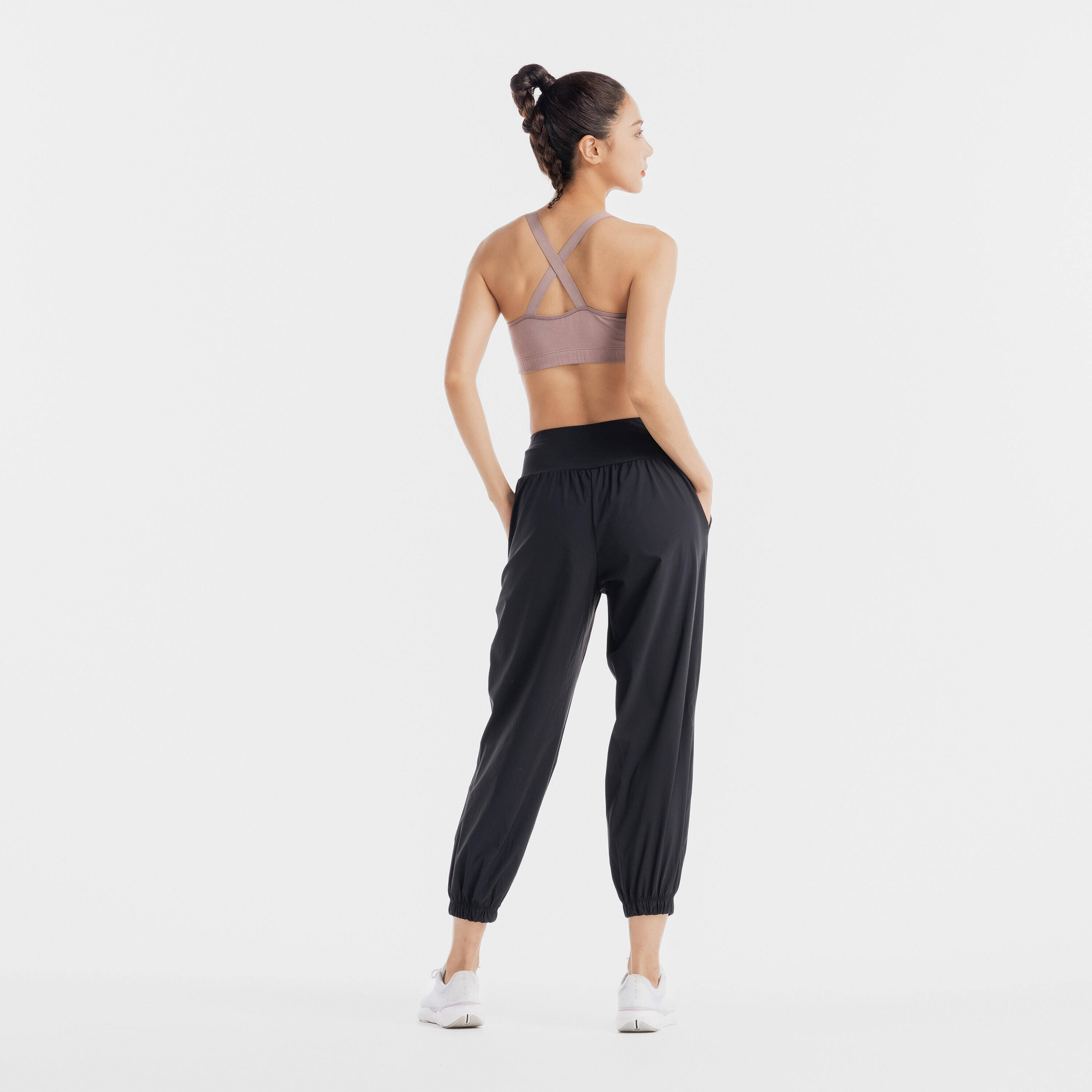 Soft Cotton Loose-fit Pant 520 BLACK -  5