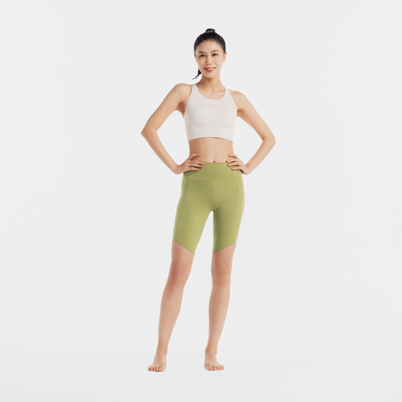 Dynamic Yoga Bike Shorts - Green