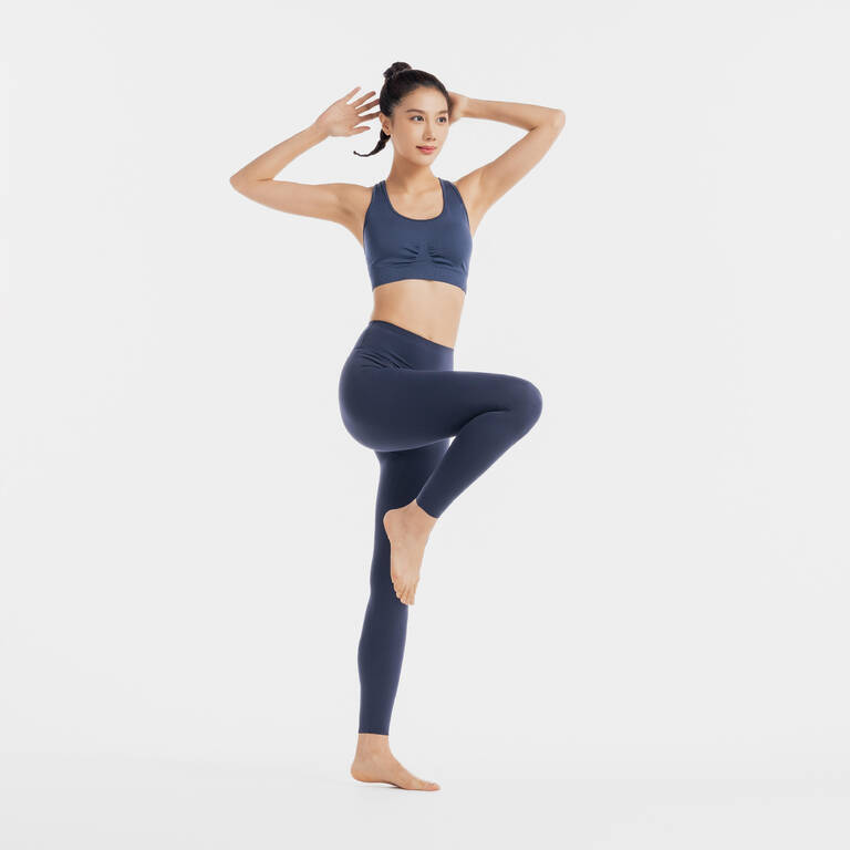Dynamic Yoga Sports Bra - Dark Blue