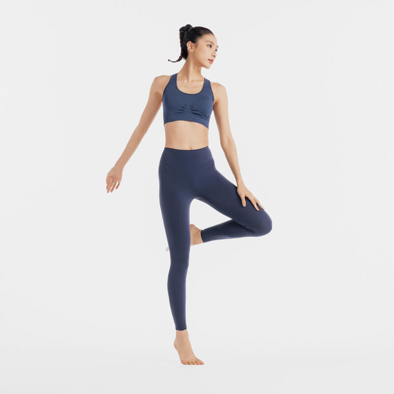 動態瑜珈運動內衣－深藍色