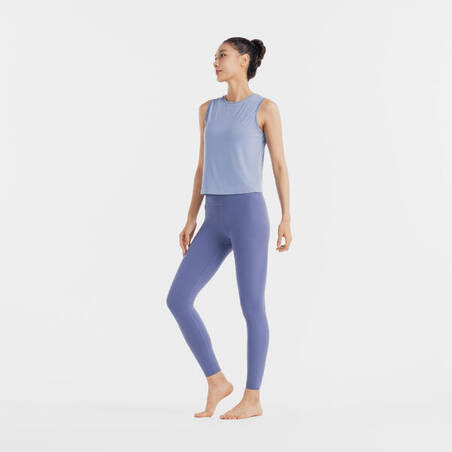 Kaos Yoga Wanita SILK 520 - Biru