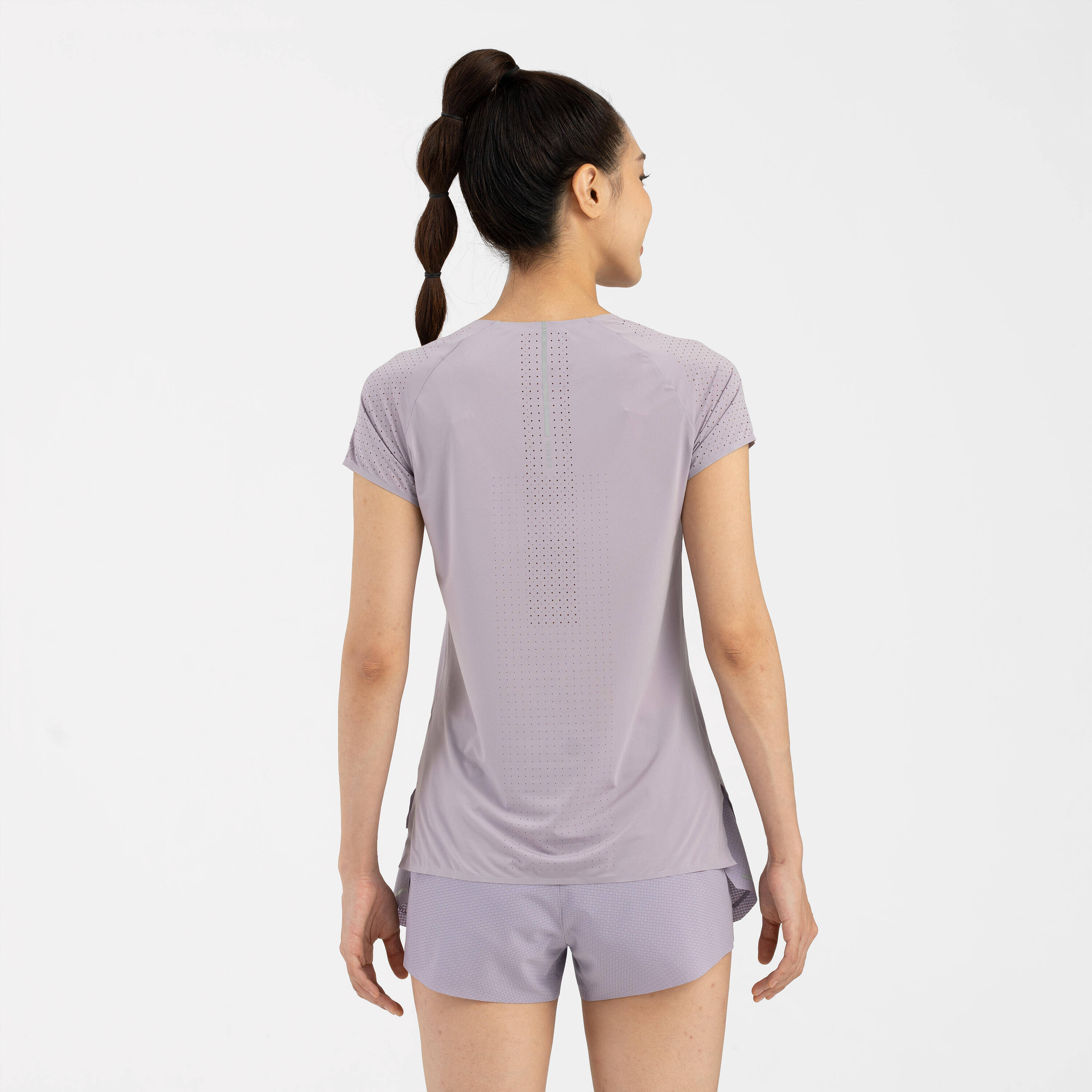 Women's Running Lightweight T-Shirt KIPRUN Run 900 Light Purple -  2