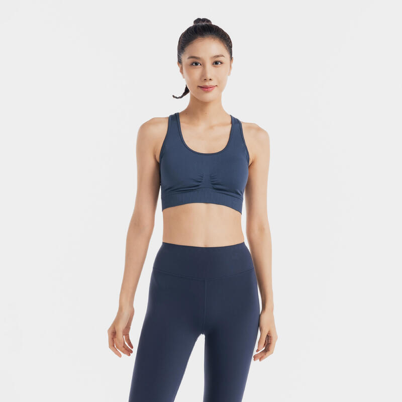 Dynamic Yoga Sports Bra - Dark Blue