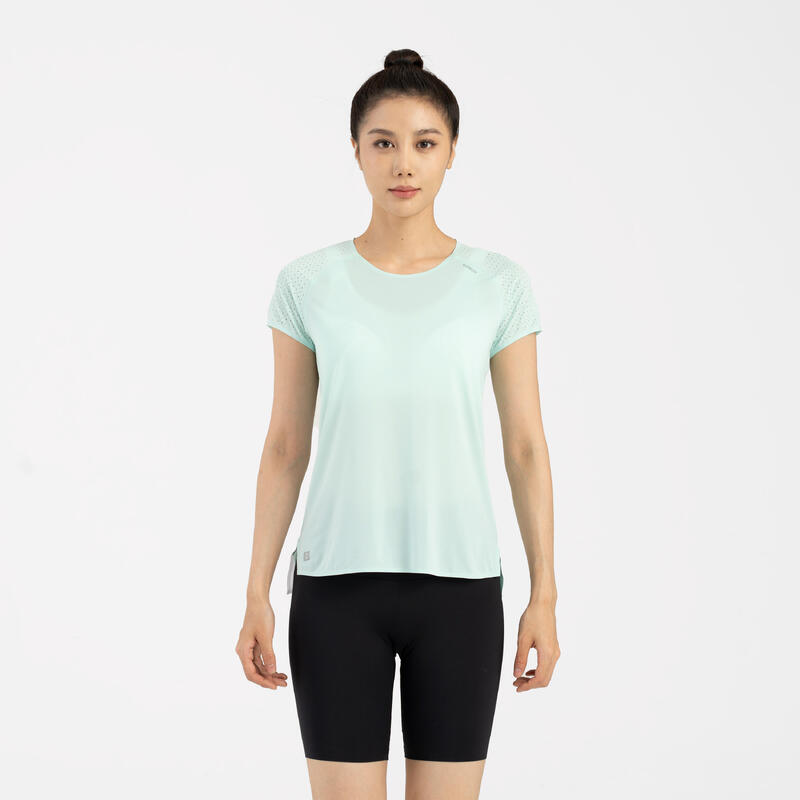 Women's Running Lightweight T-Shirt - KIPRUN Run 900 Light Turquoise