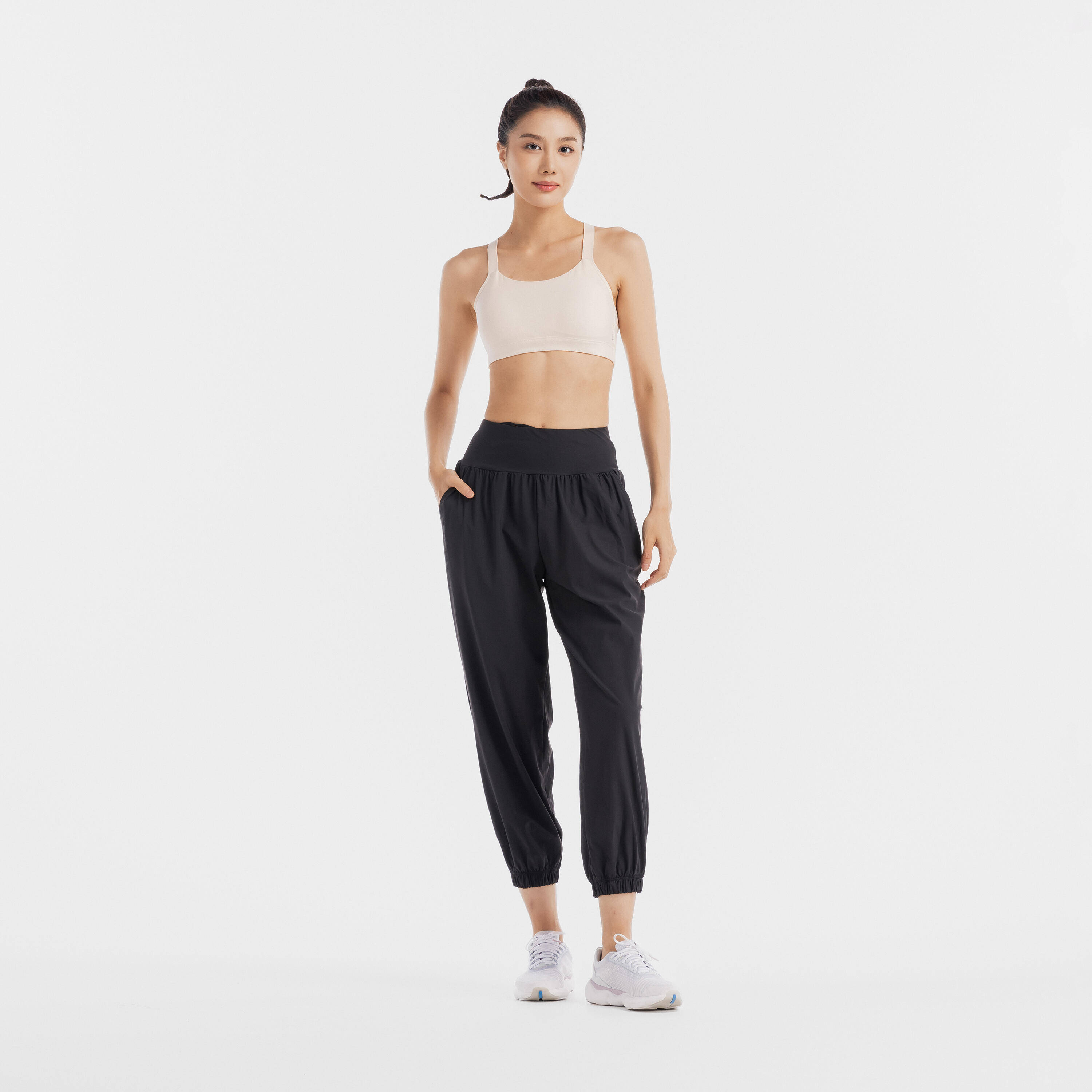 Soft Cotton Loose-fit Pant 520 BLACK -  1