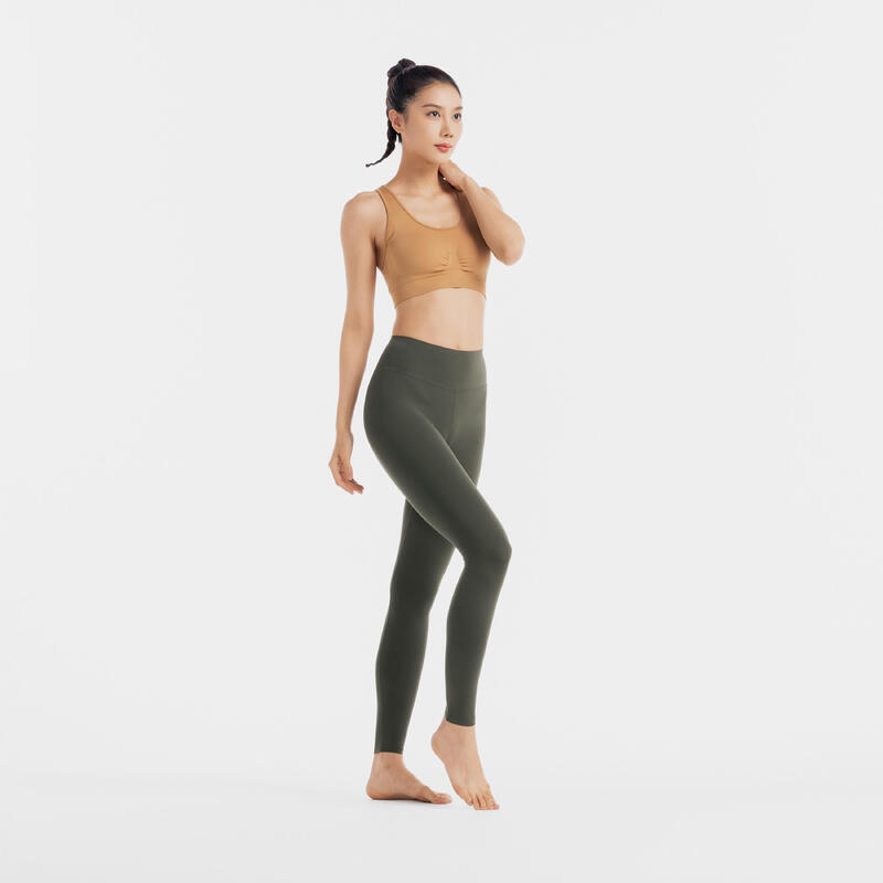 動態瑜珈運動內衣－淺棕色