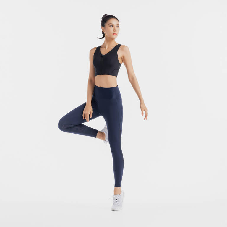 Buy Navy Blue Active High Rise Sports Sculpting Leggings from Next