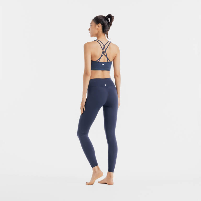 Dynamic Yoga Sports Bra - Dark Blue