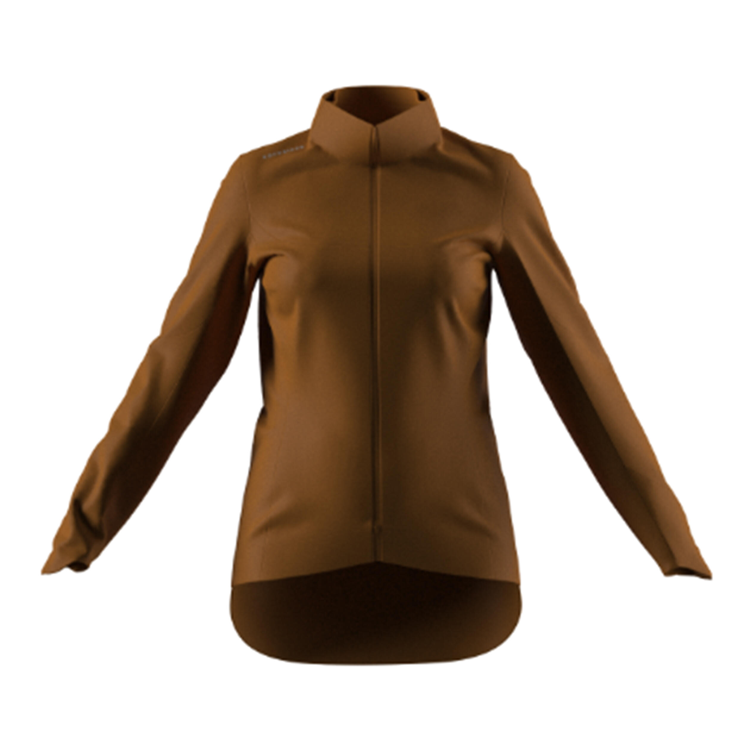 Fahrrad Winterjacke MTB Damen braun  12/24