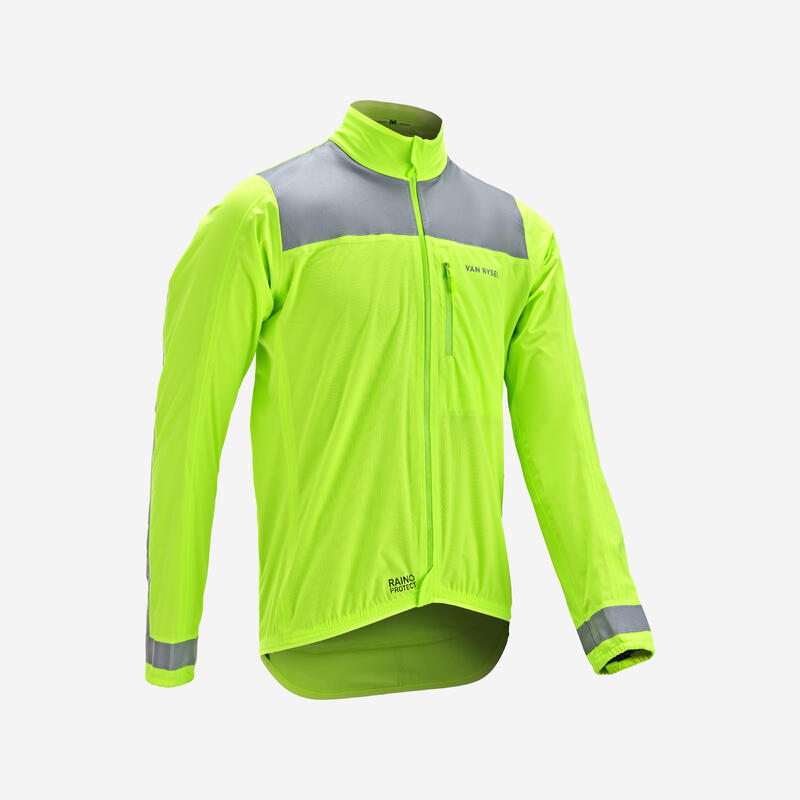 Fahrrad Regenjacke Rennrad RC 500 sichtbar gem. EN17353