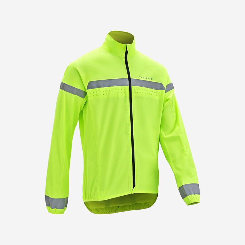 Herren langarm Rennrad Regenjacke - RC120 sichtbar EN11353 