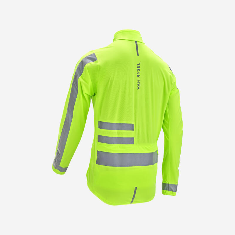 Fahrrad Regenjacke Rennrad RC 500 sichtbar gem. EN17353