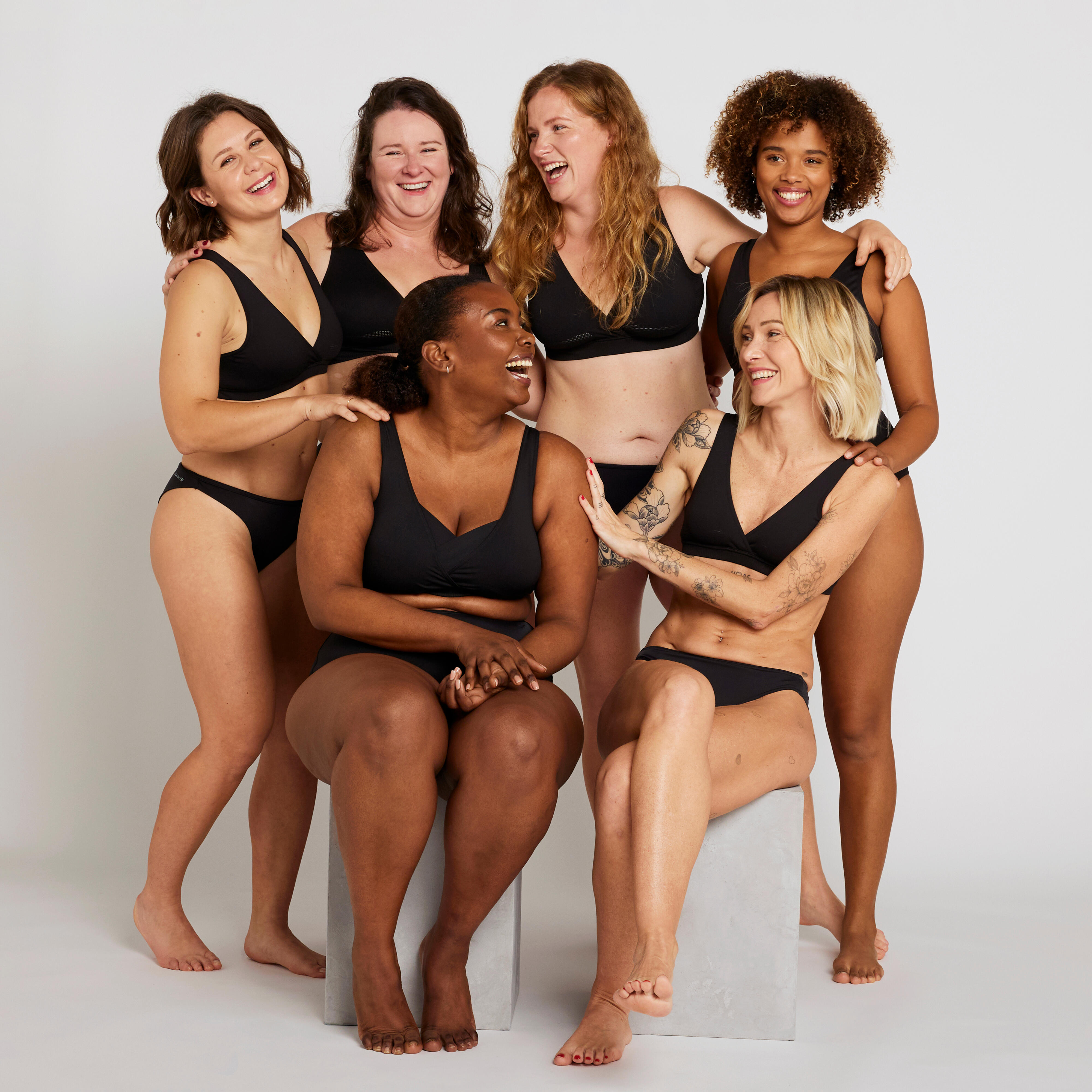 Women Swimsuit Top All Sizes 6.5 Black