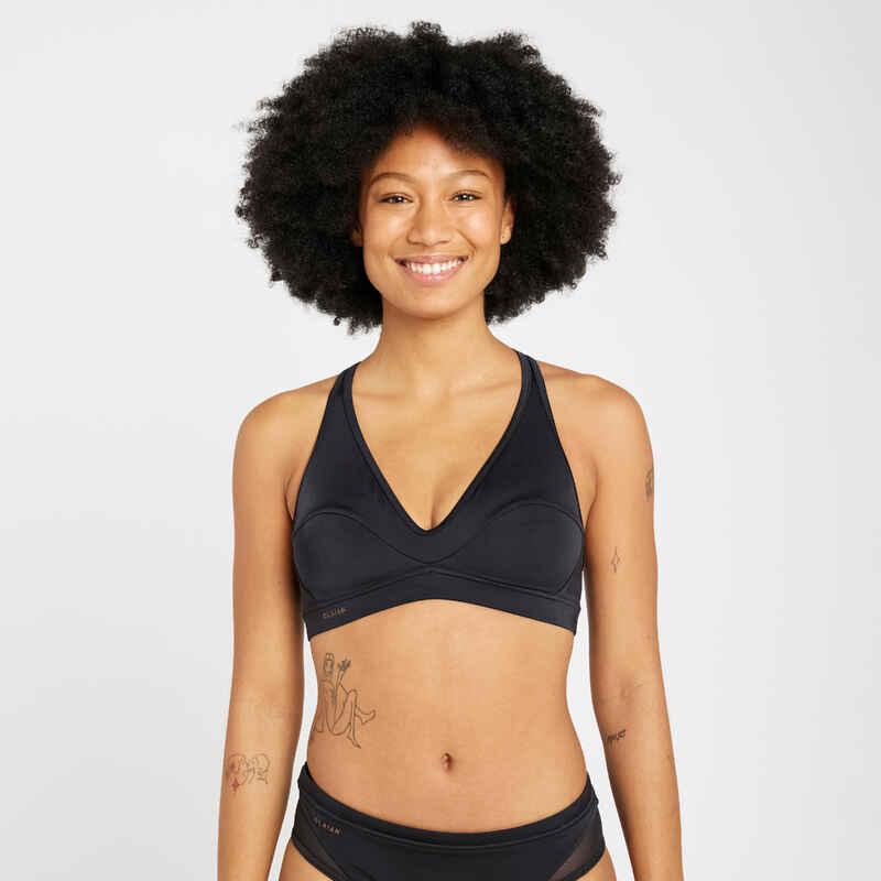 Women's Bralette Bikini Top - Ana - Black