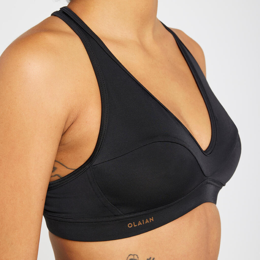 Women's Bralette Bikini Top - Ana - Black