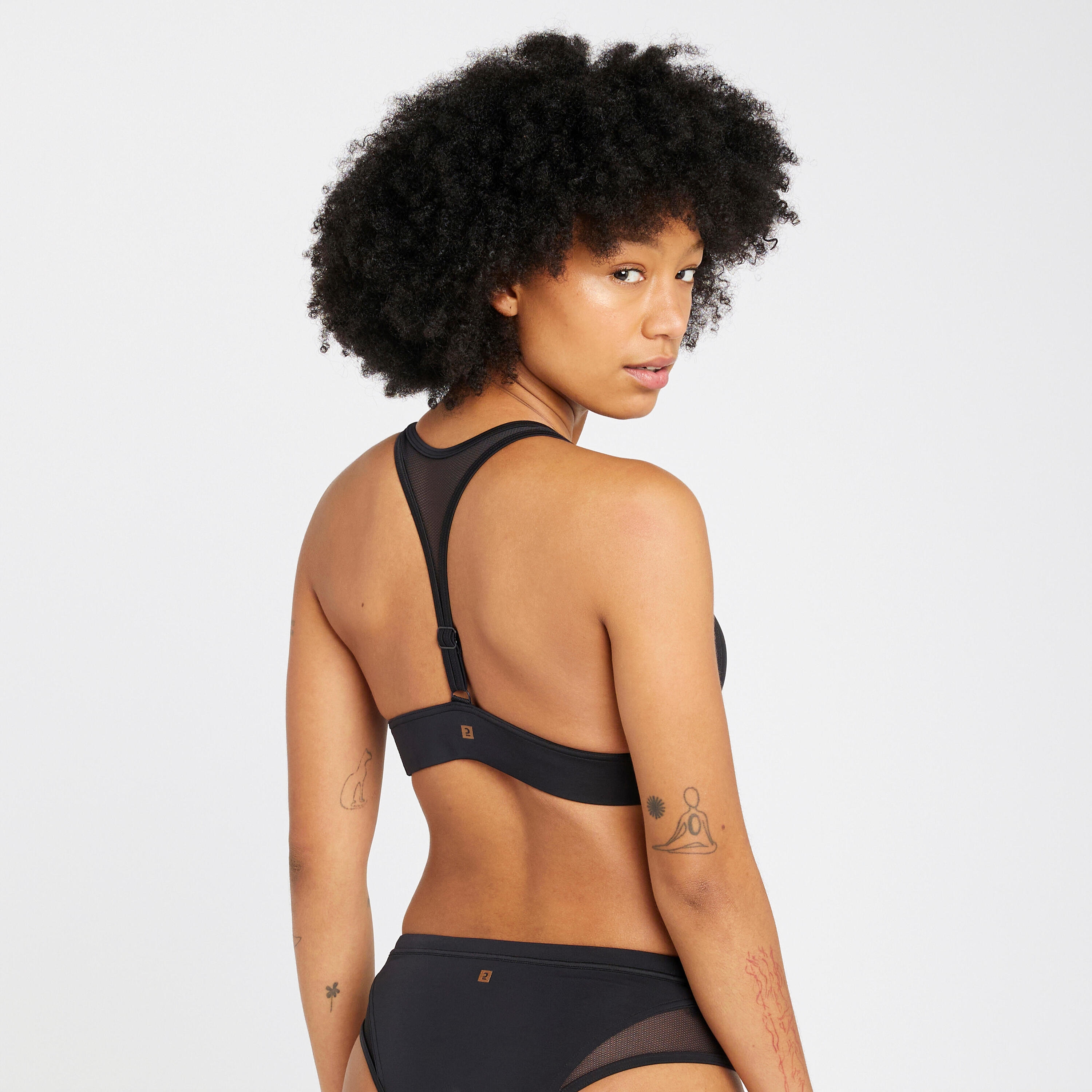 Haut de maillot de bain femme - Isa noir 3/4