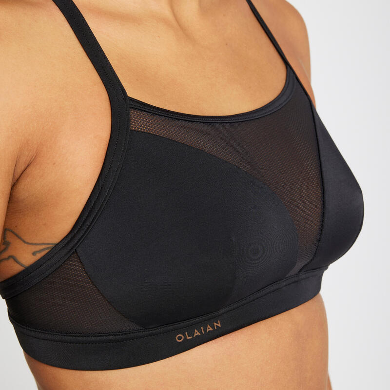 Haut de maillot de bain brassière Femme - Elise noir