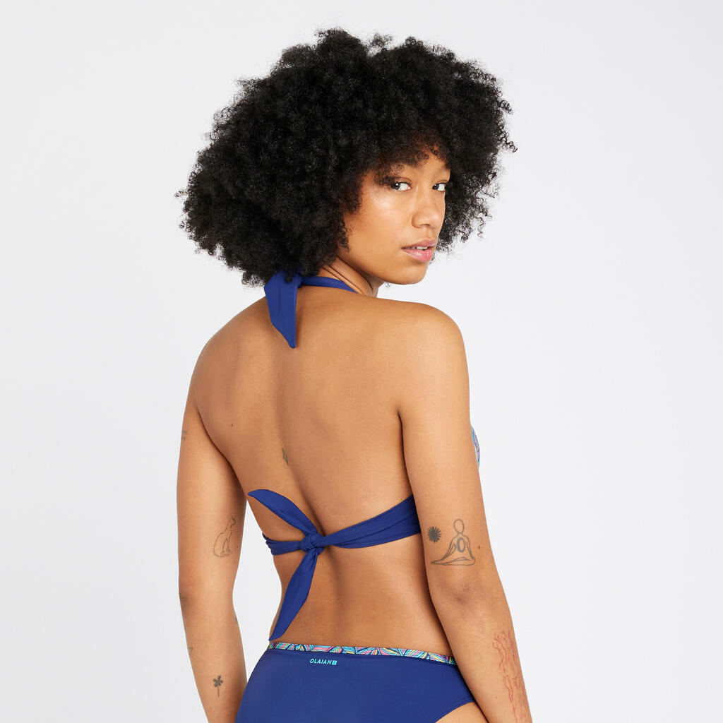 Bas de maillot de bain culotte femme - nina foly bleu