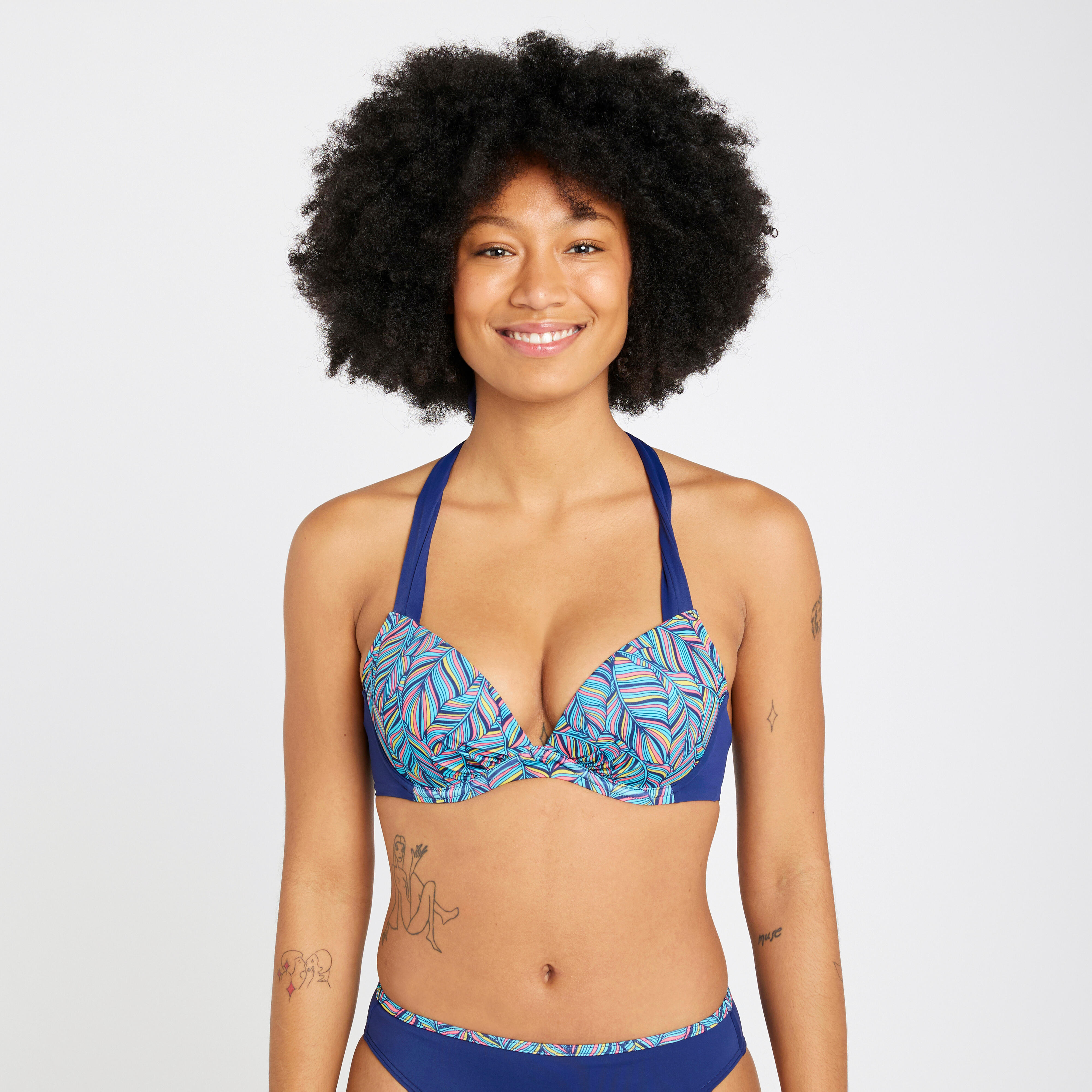 Women's Push-Up Surfing Swimsuit Top – Elena - OLAIAN