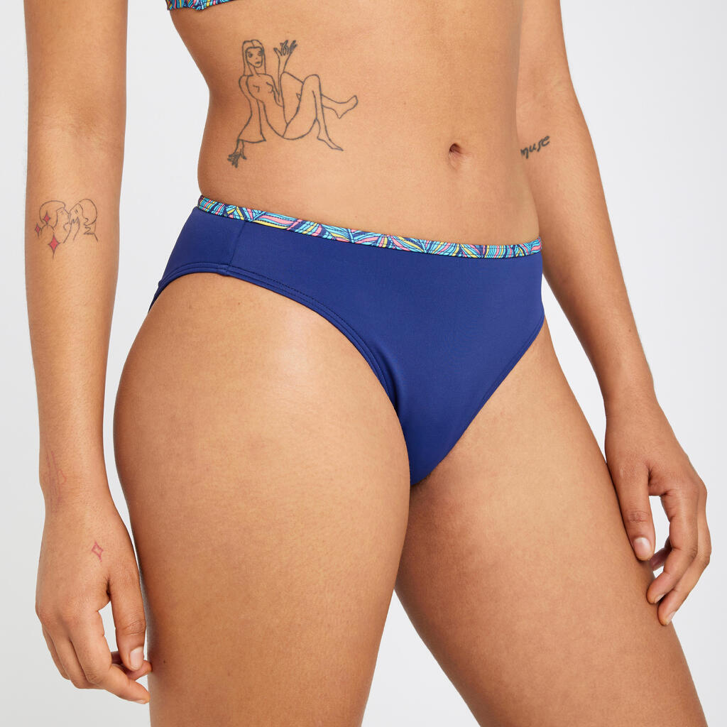 Bas de maillot de bain culotte femme - nina foly bleu