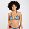 Bikinitop voor dames triangel Mae foly turquoise