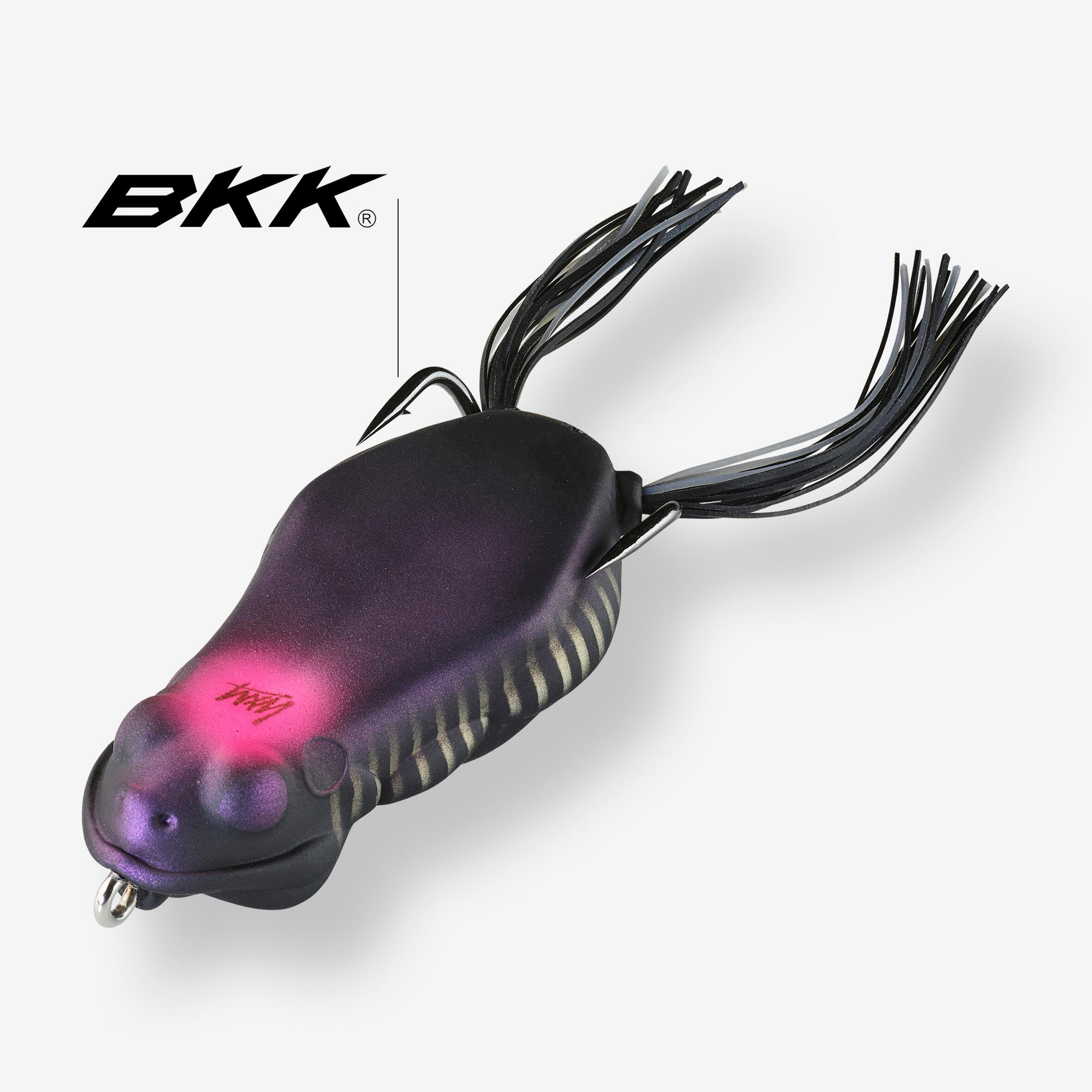 Leurre de pêche grenouille 70 – noir 4/6
