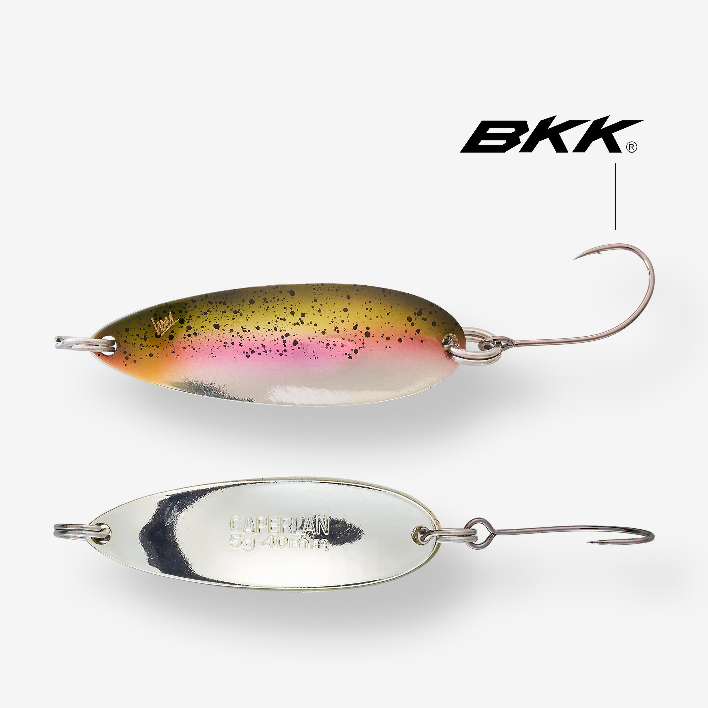 Micro cucchiaino ondulante trota KEA MCO 4cm 5g arcobaleno 5/10