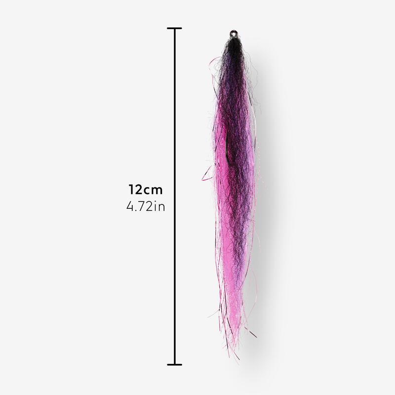 Streamer voor roofvis snoek Predator HRK71 paars/roze