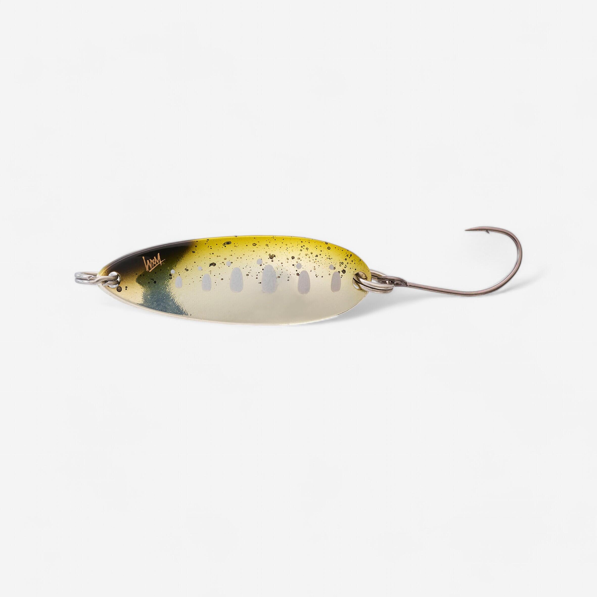 Caperlan - Micro Cuiller Ondulante Truite Kea Mco 3,6cm 4,2gr Yamame - Leurre Métallique - Peche - Gris-vert - Taille Unique - Decathlon